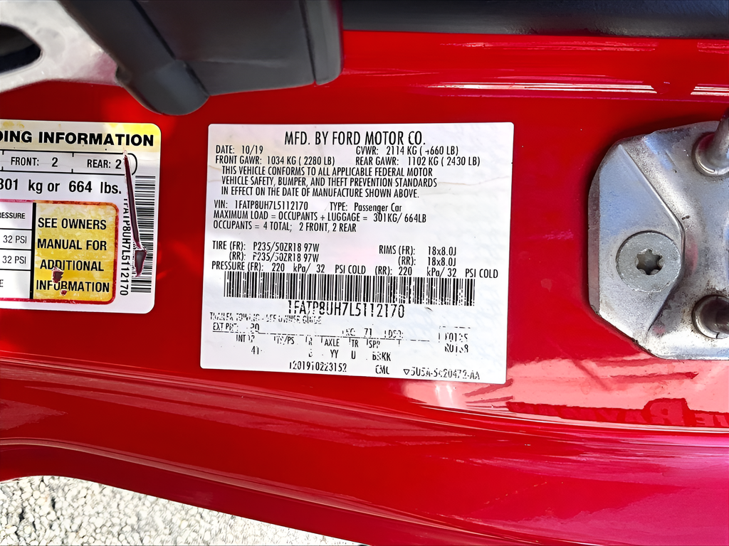 Used 2020 Ford Mustang EcoBoost Premium 2D Convertible