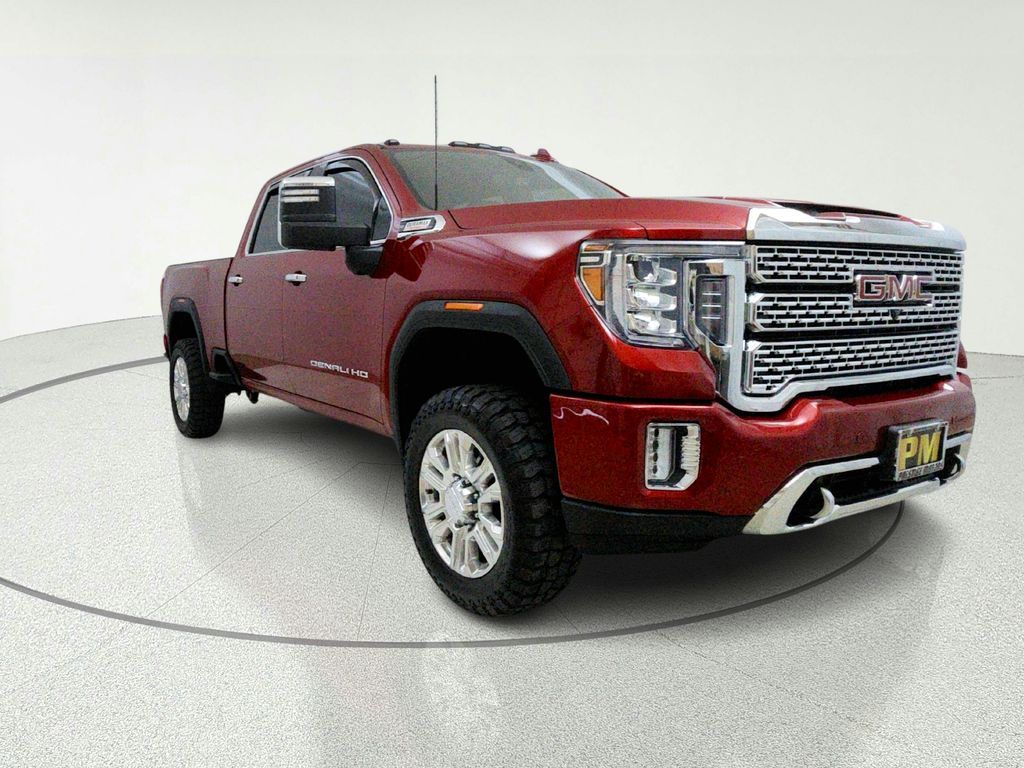 Cayenne Red Tintcoat 2021 GMC Sierra 2500HD Denali Crew Cab 4WD Pickup Truck Four-Wheel Drive Automatic
