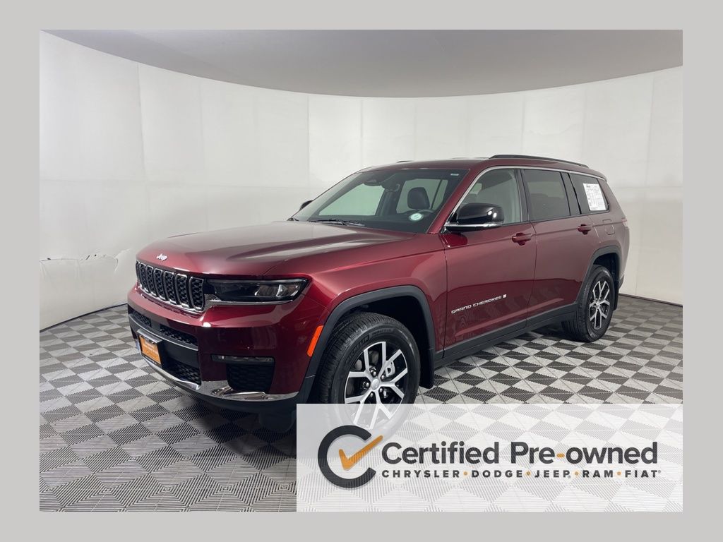 Velvet Red Pearlcoat 2025 Jeep Grand Cherokee L SUV / Crossover Four-Wheel Drive 8-Speed Automatic