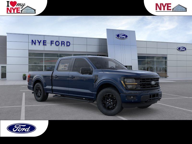 Blue Metallic 2026 Ford F-150 Pickup Truck Four-Wheel Drive Automatic