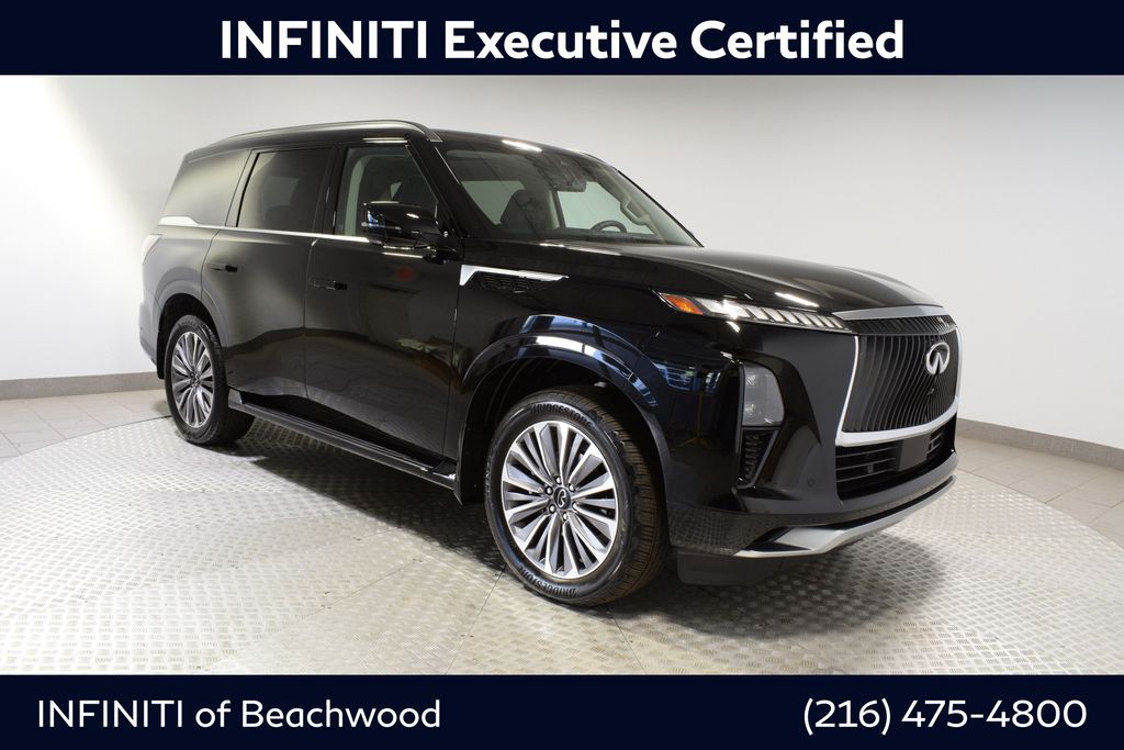 Black Obsidian 2026 INFINITI QX80 Luxe 4WD SUV / Crossover All-Wheel Drive 9-Speed Automatic