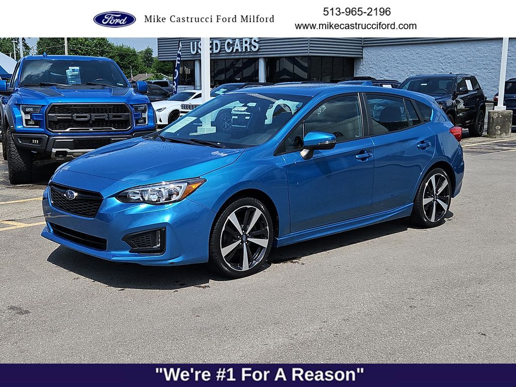 Island Blue Pearl 2019 Subaru Impreza Hatchback Continuously Variable Transmission