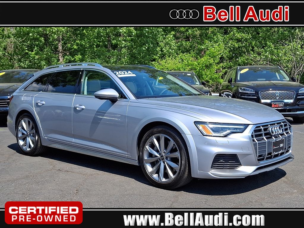 Florett Silver Metallic 2024 Audi A6 Allroad quattro Premium Plus 55 TFSI Wagon All-Wheel Drive 7-Speed Automatic