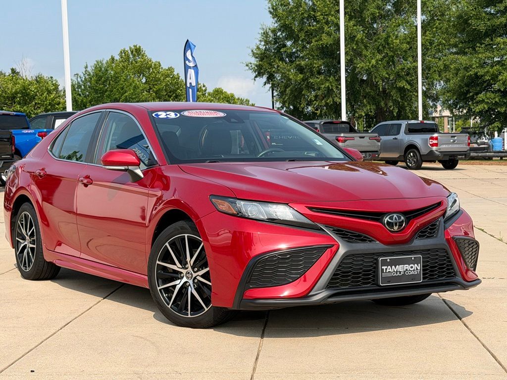 Supersonic Red 2023 Toyota Camry Sedan Front-Wheel Drive 8-Speed Automatic