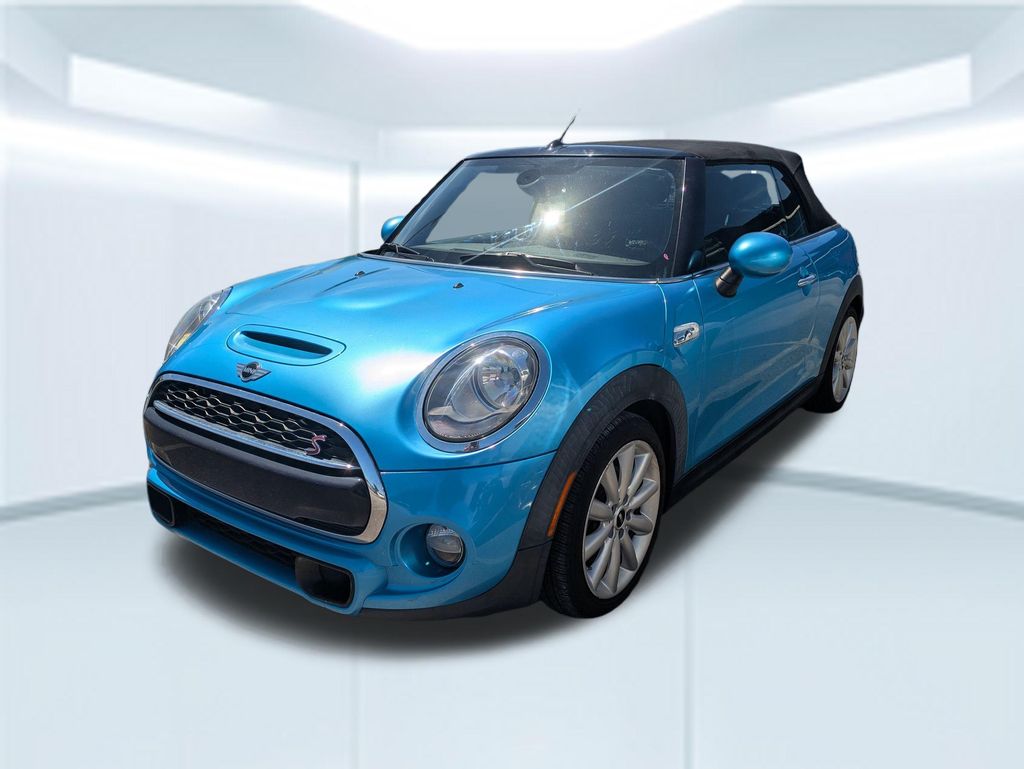 Electric Blue Metallic 2017 MINI Cooper S Convertible FWD Convertible Front-Wheel Drive 7-Speed Automatic