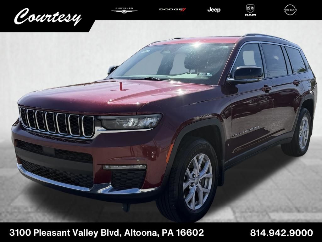 Velvet Red Pearlcoat 2021 Jeep Grand Cherokee L Limited 4WD SUV / Crossover Four-Wheel Drive 8-Speed Automatic