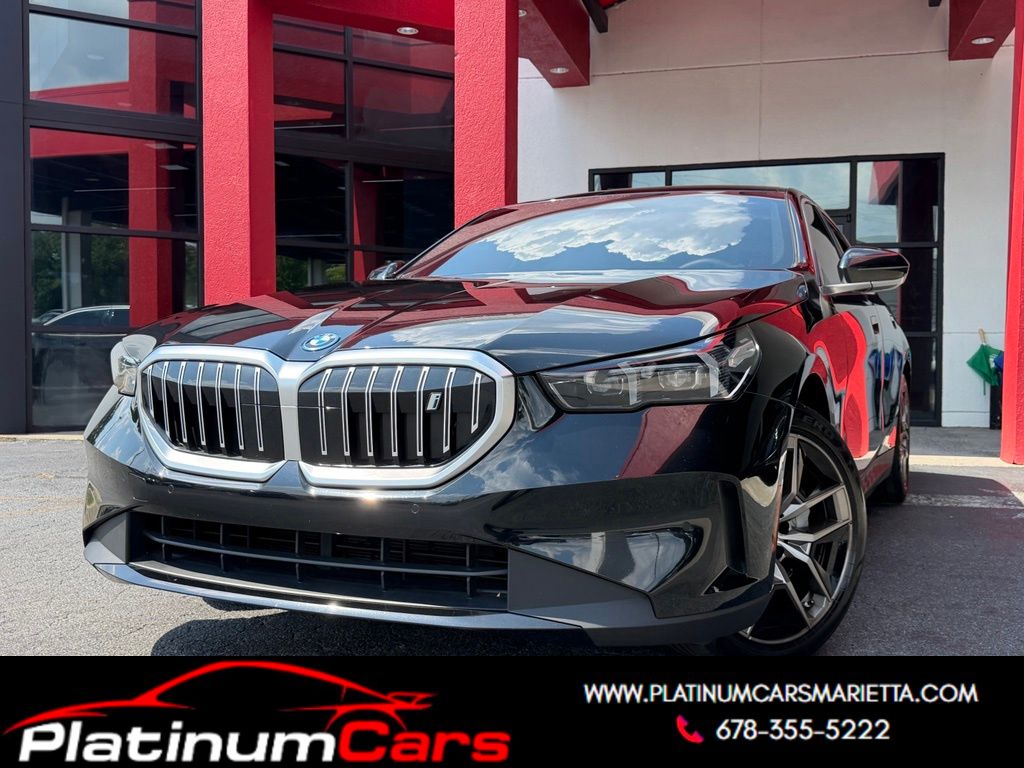 Black Sapphire Metallic 2024 BMW i5 Sedan Rear-Wheel Drive Automatic