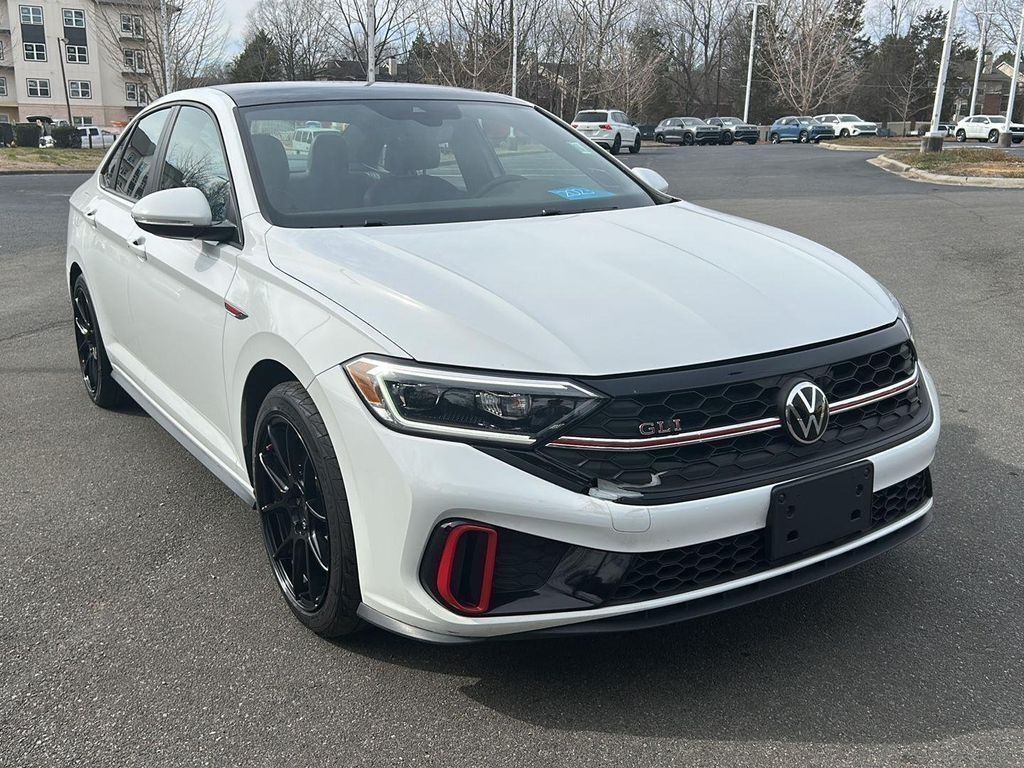Pure White 2023 Volkswagen Jetta GLI 1.5T Autobahn FWD Sedan Front-Wheel Drive 7-Speed Dual Clutch
