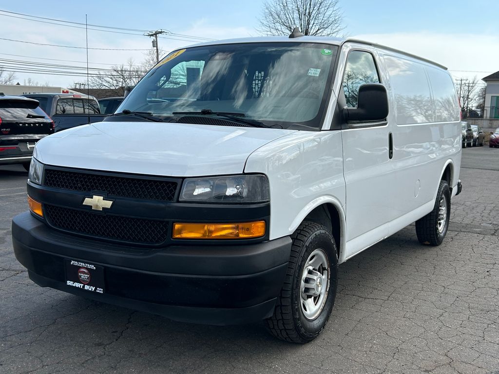 Summit White 2021 Chevrolet Express Cargo 2500 RWD Van Rear-Wheel Drive 8-Speed Automatic Overdrive