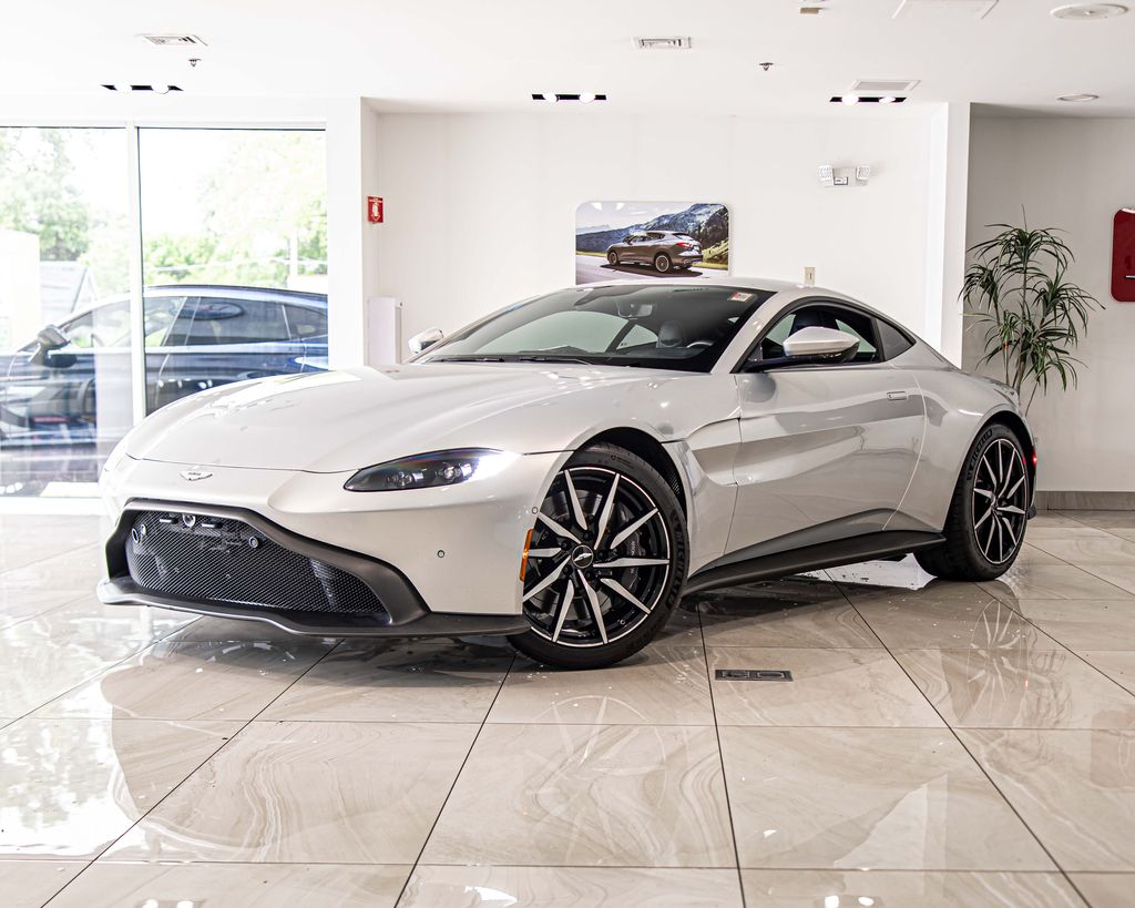 Lightning Silver 2020 Aston Martin Vantage RWD Coupe Rear-Wheel Drive 8-Speed Automatic