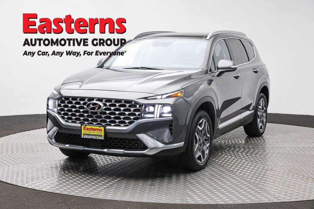 Portofino Gray 2022 Hyundai Santa Fe Hybrid Plug-In SUV / Crossover All-Wheel Drive 6-Speed Automatic