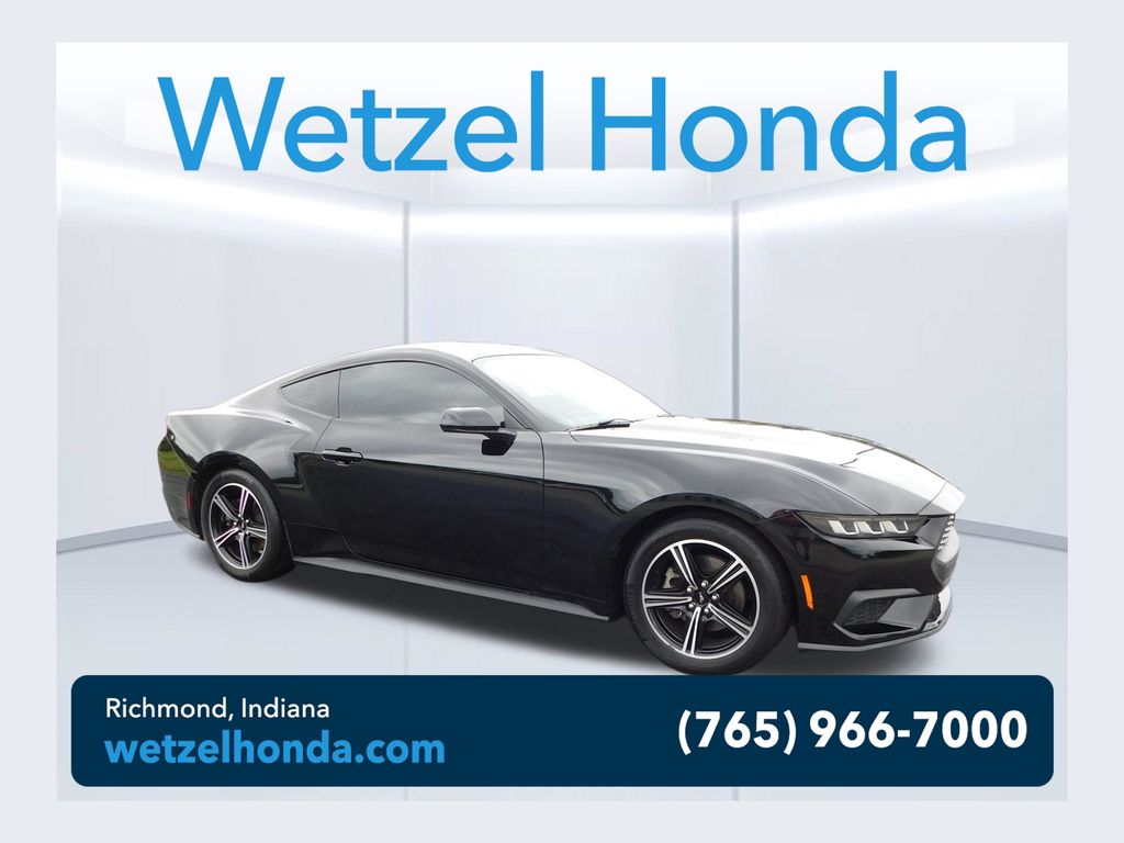 Shadow Black 2025 Ford Mustang Coupe Rear-Wheel Drive Automatic