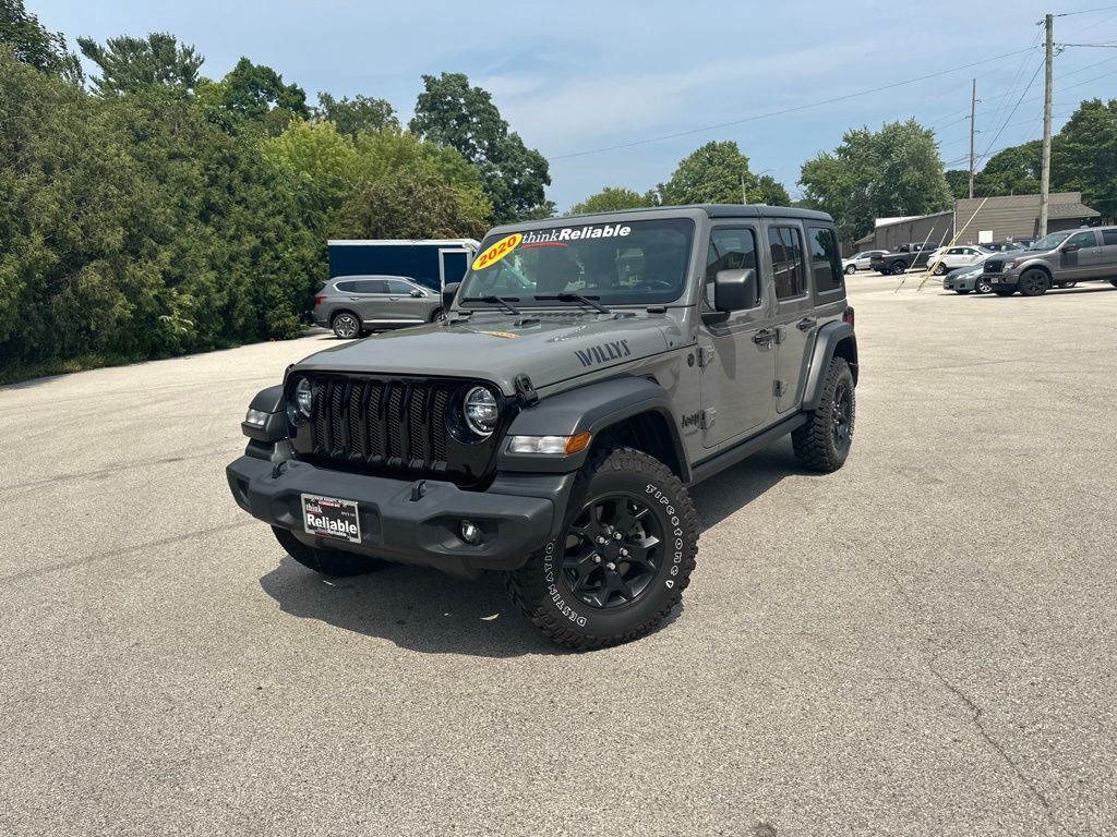 Sting-Gray Clearcoat 2020 Jeep Wrangler SUV / Crossover Four-Wheel Drive 8-Speed Automatic