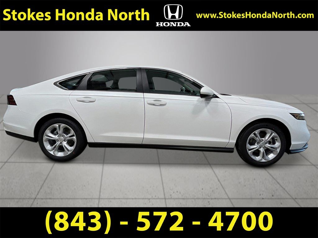 2026 Honda Accord LX White at Stokes Honda North
