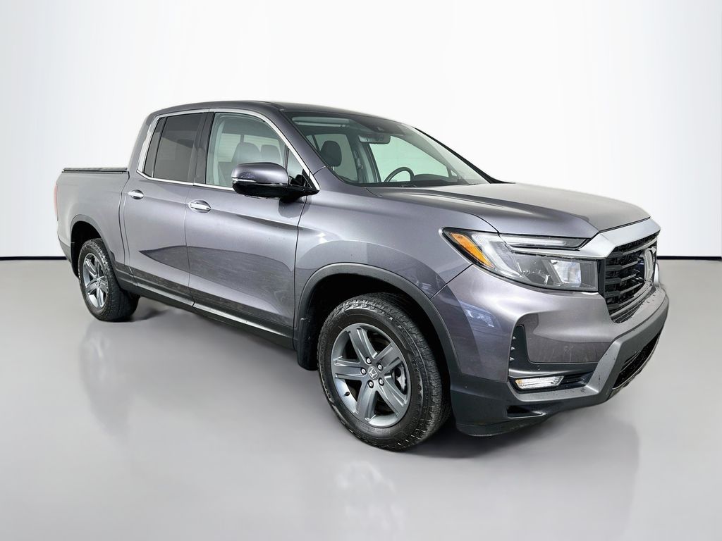 Gray 2023 Honda Ridgeline Pickup Truck All-Wheel Drive 9-Speed Automatic