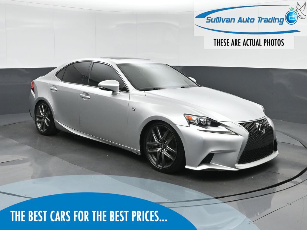Silver 2014 Lexus IS Sedan Rear-Wheel Drive 6-Speed Automatic