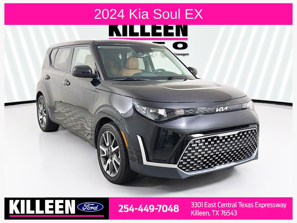 Fusion Black 2024 Kia Soul SUV / Crossover Front-Wheel Drive Continuously Variable Transmission