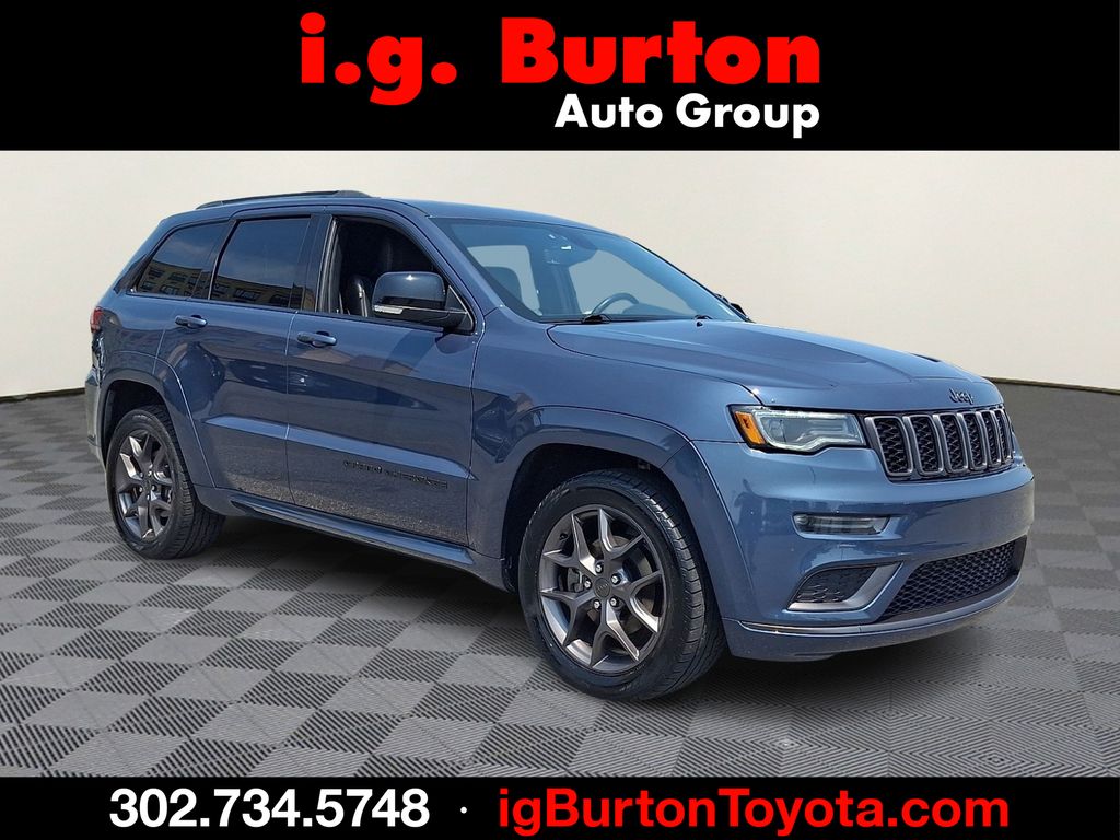 Slate Blue Pearlcoat 2020 Jeep Grand Cherokee SUV / Crossover Four-Wheel Drive 8-Speed Automatic