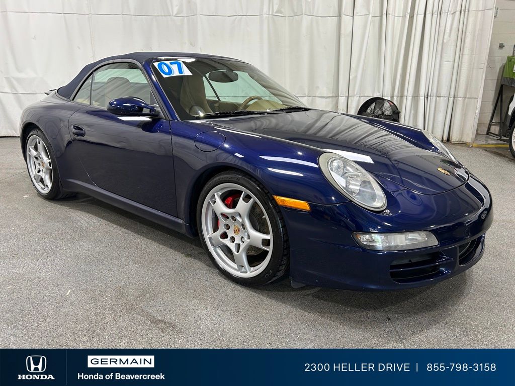 Lapis Blue Metallic 2007 Porsche 911 Convertible 5-Speed Automatic