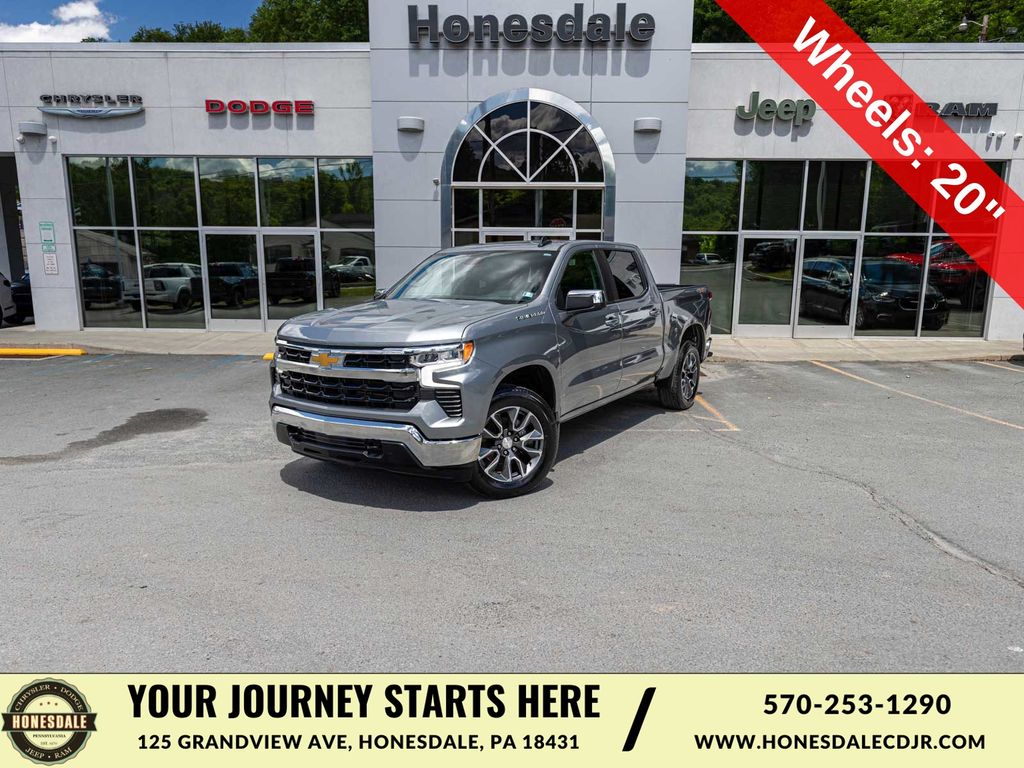 Sterling Gray Metallic 2024 Chevrolet Silverado 1500 Pickup Truck Four-Wheel Drive 8-Speed Automatic