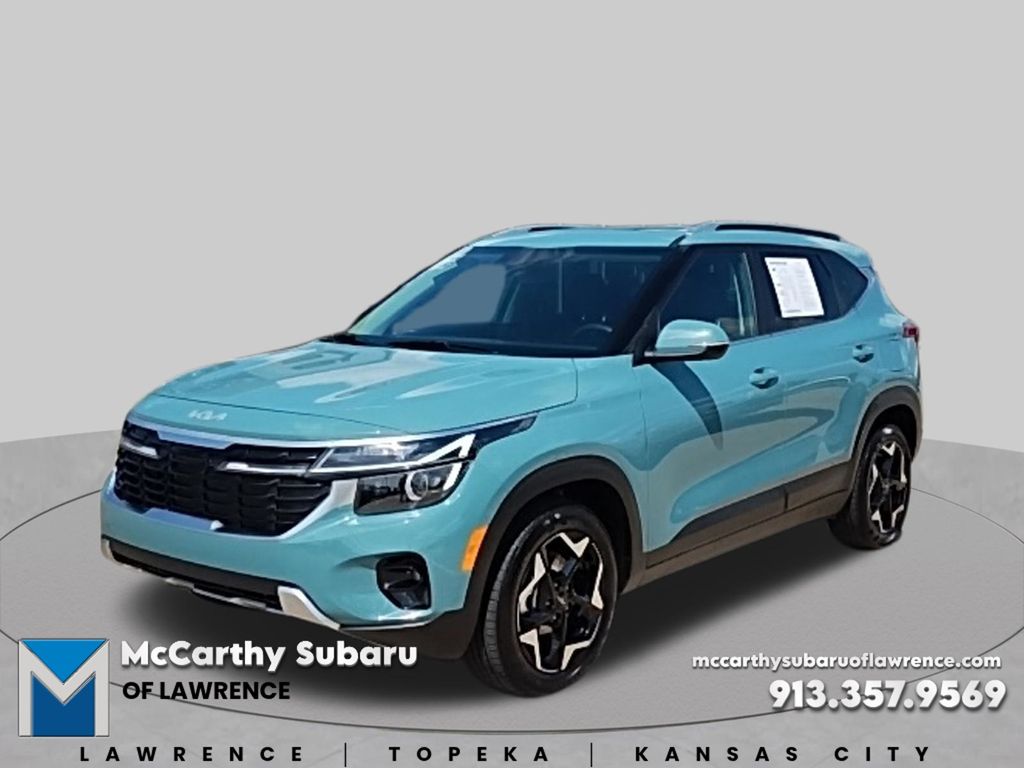 Blue 2024 Kia Seltos SUV / Crossover All-Wheel Drive Continuously Variable Transmission