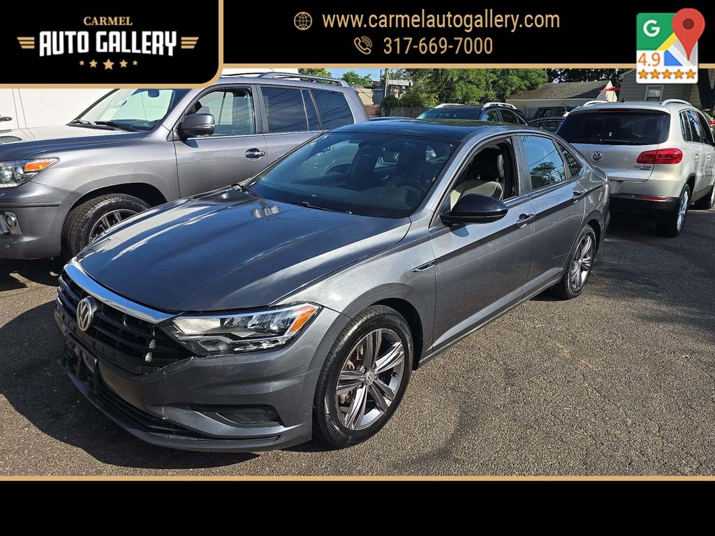 Platinum Gray Metallic 2020 Volkswagen Jetta Sedan Front-Wheel Drive 8-Speed Automatic