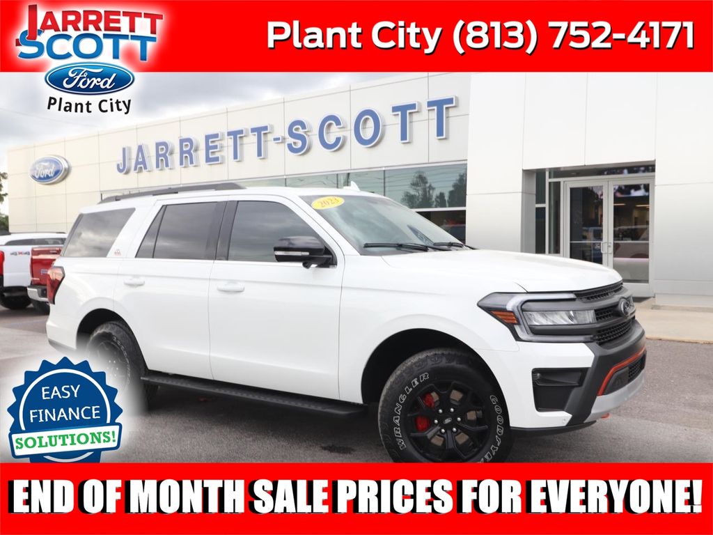White Metallic 2023 Ford Expedition SUV / Crossover Four-Wheel Drive Automatic