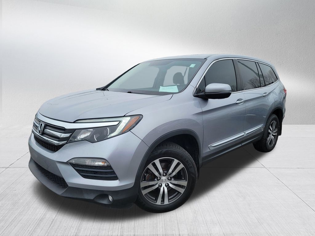 Lunar Silver Metallic 2017 Honda Pilot EX-L AWD SUV / Crossover All-Wheel Drive 6-Speed Automatic