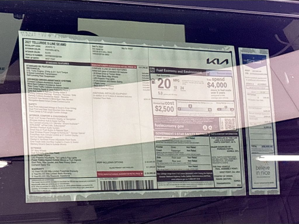 2027 Kia Telluride X-Line SX