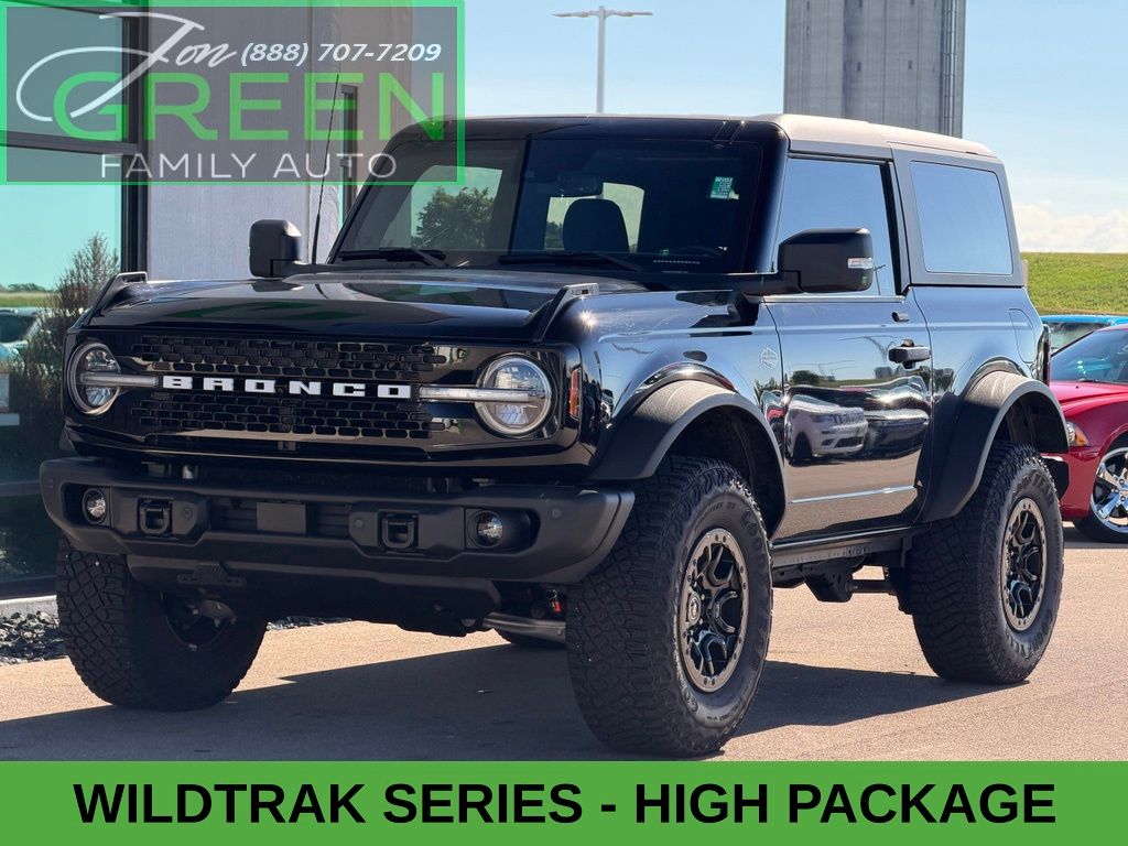 Shadow Black 2023 Ford Bronco SUV / Crossover Four-Wheel Drive Automatic