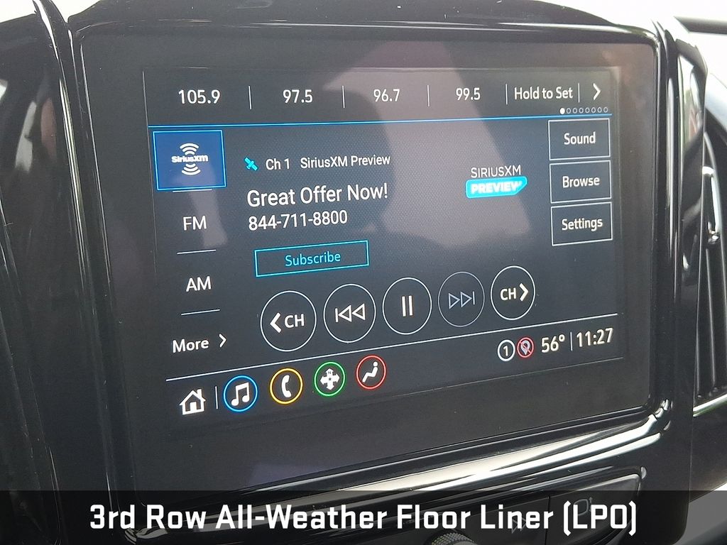 2022 Chevrolet Traverse LT Black at Klick Lewis Buick Chevrolet