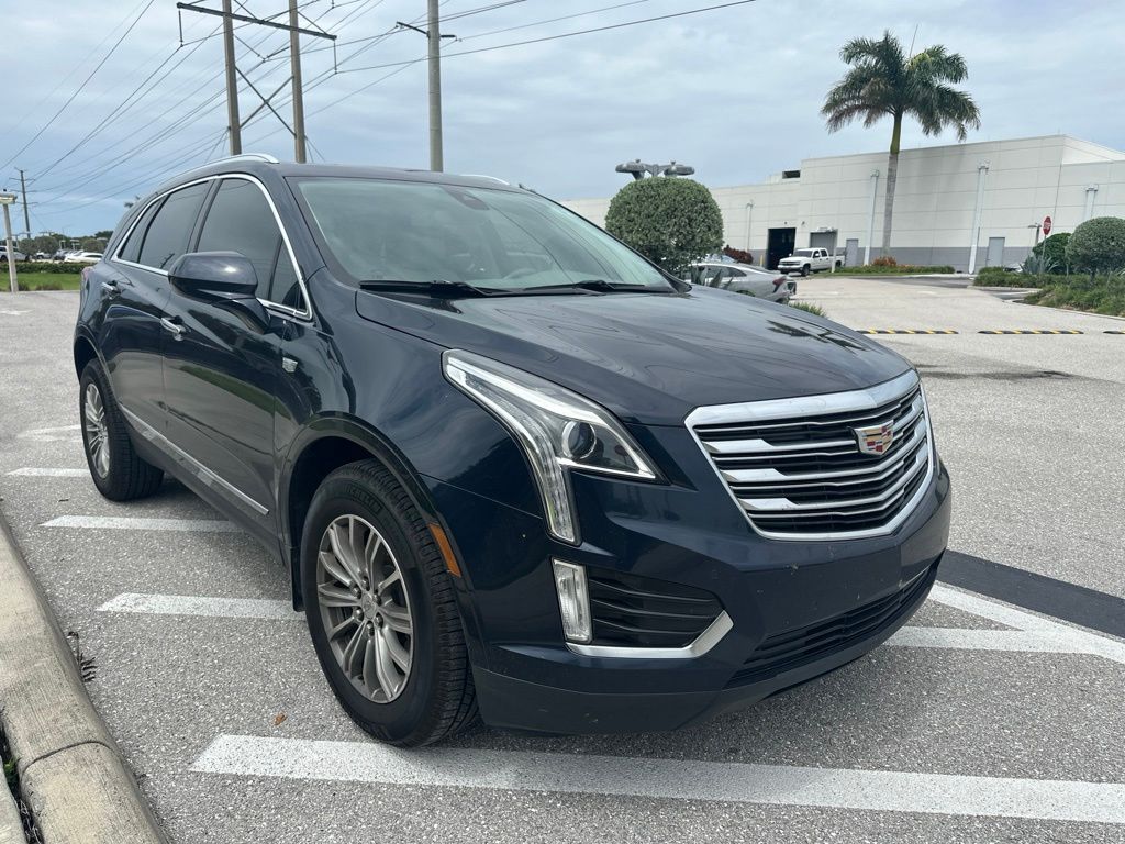 Used 2017 Dark Adriatic Blue Metallic Cadillac Luxury image 3