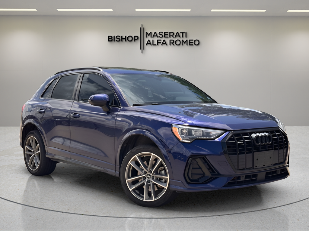 Navarra Blue Metallic 2022 Audi Q3 quattro Premium S Line 45 TFSI SUV / Crossover All-Wheel Drive 8-Speed Automatic
