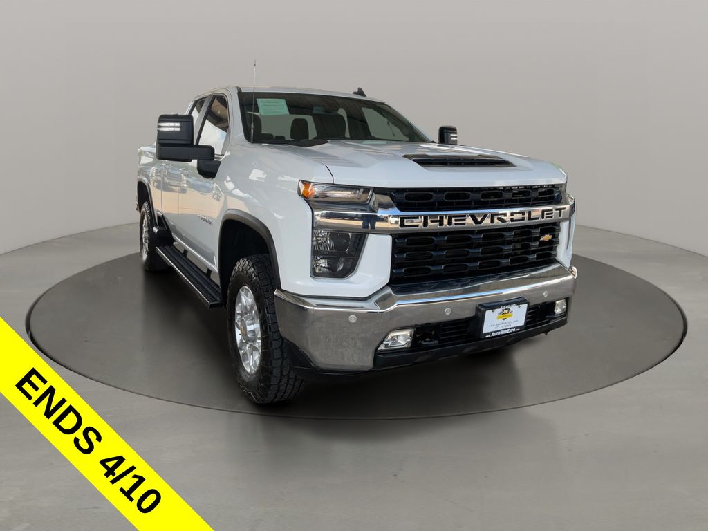Summit White 2022 Chevrolet Silverado 2500HD LT Double Cab 4WD Pickup Truck Four-Wheel Drive 6-Speed Automatic