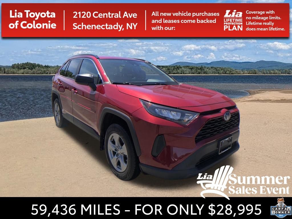 Red (Ruby Flare Pearl) 2022 Toyota RAV4 Hybrid SUV / Crossover All-Wheel Drive Continuously Variable Transmission