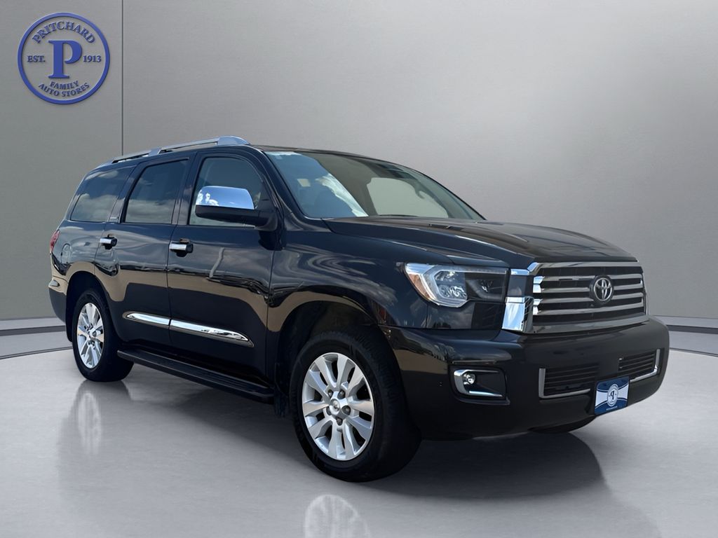 Black 2020 Toyota Sequoia Platinum 4WD SUV / Crossover Four-Wheel Drive 6-Speed Automatic