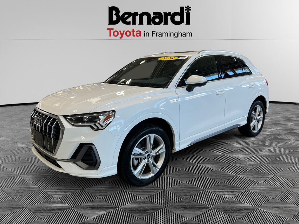 White 2024 Audi Q3 quattro Premium Plus S Line 45 TFSI SUV / Crossover All-Wheel Drive 8-Speed Automatic