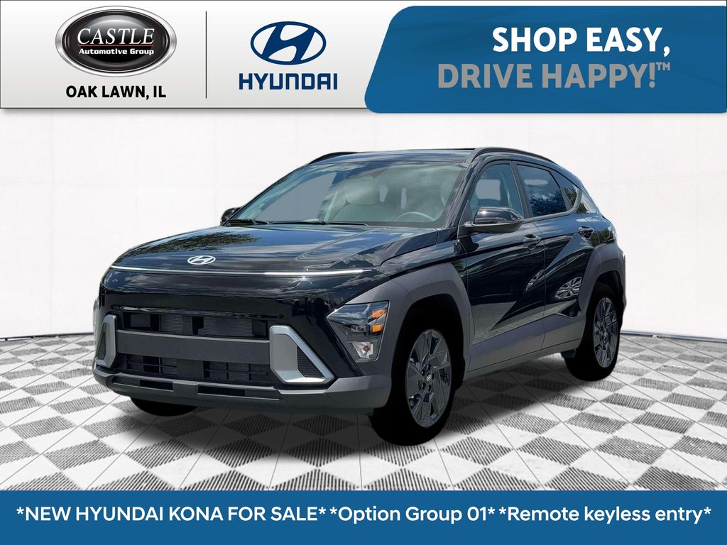 Abyss Black Pearl 2026 Hyundai Kona SUV / Crossover Front-Wheel Drive Continuously Variable Transmission