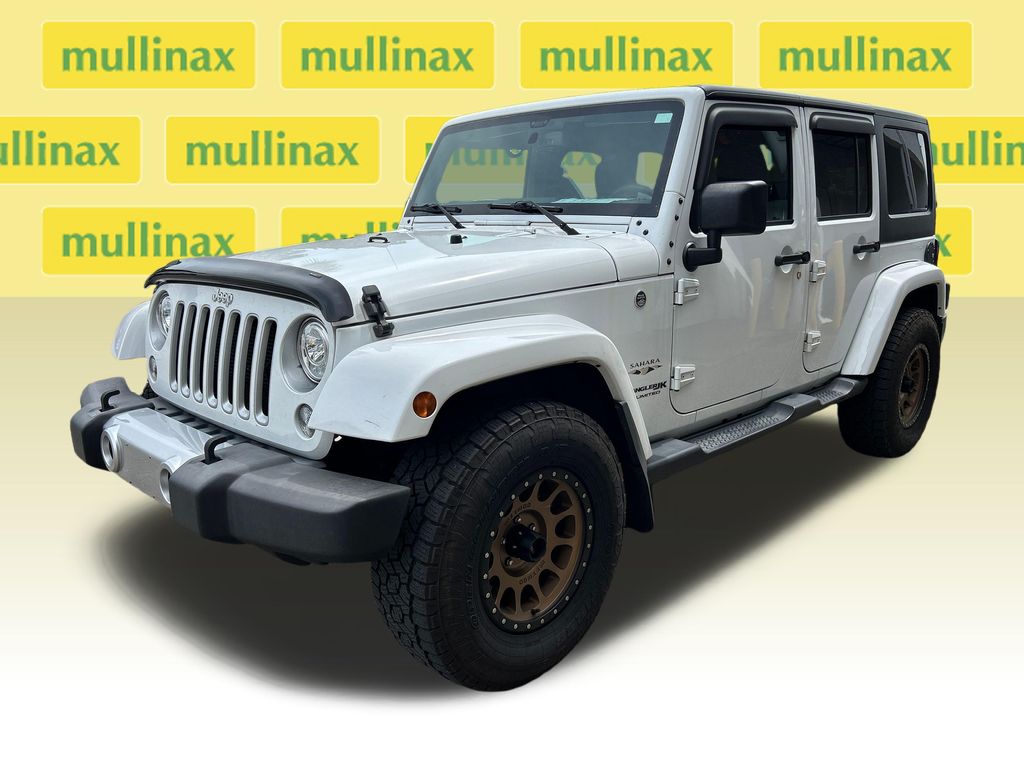 Used 2018 White Jeep Unlimited Sahara image 6