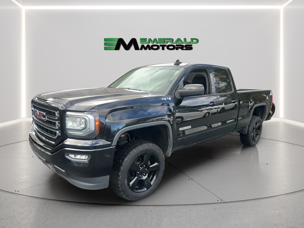Black 2016 GMC Sierra 1500 Pickup Truck Four-Wheel Drive 6-Speed Automatic Overdrive