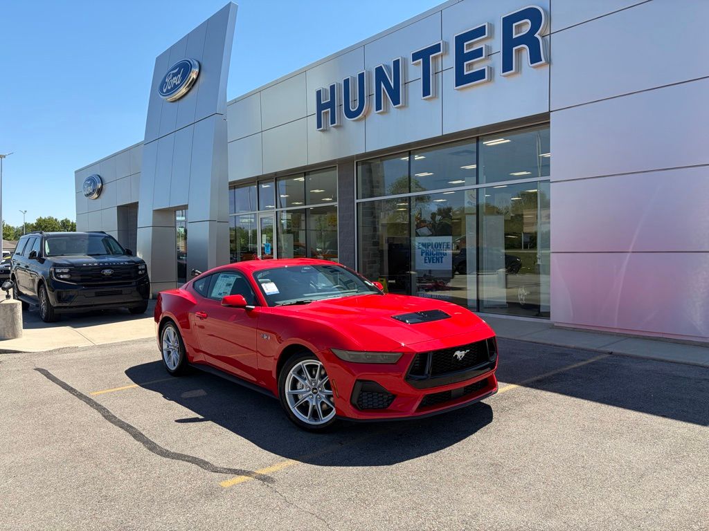 Race Red 2026 Ford Mustang GT Premium Fastback RWD Coupe Rear-Wheel Drive Automatic