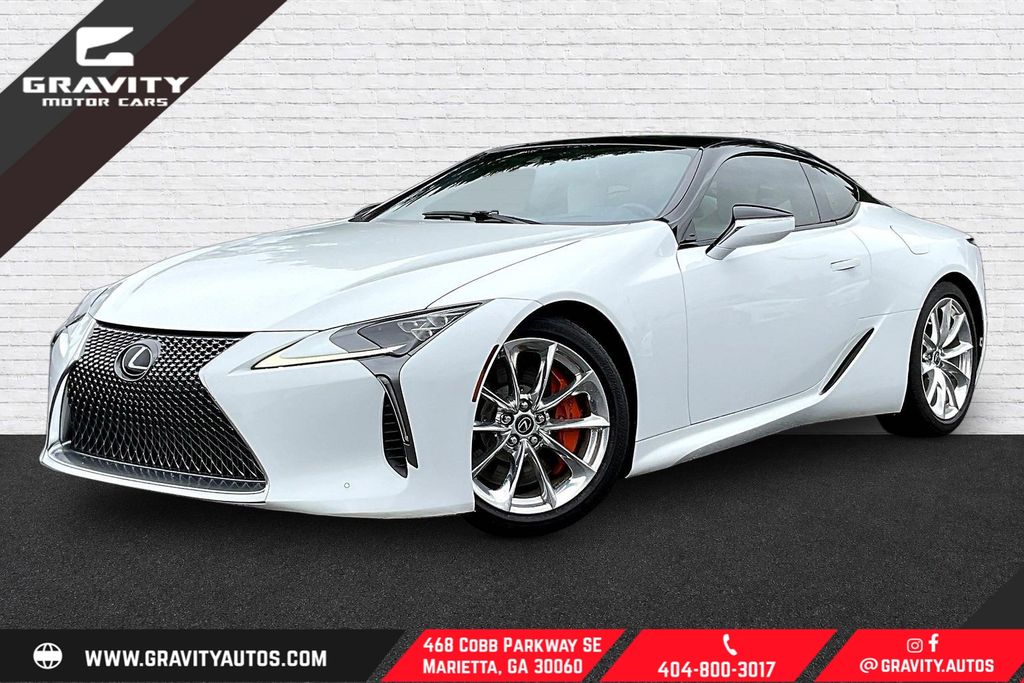 Ultra White 2018 Lexus LC Coupe Rear-Wheel Drive Automatic