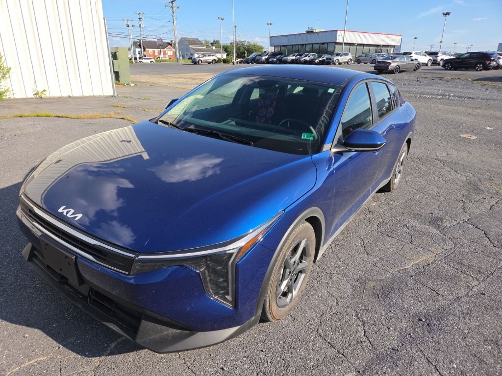Deep Sea Blue 2025 Kia K4 Sedan Front-Wheel Drive Continuously Variable Transmission