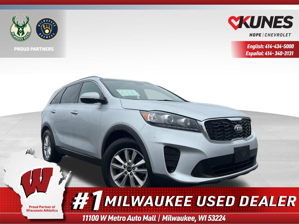 Sparkling Silver 2019 Kia Sorento LX FWD SUV / Crossover Front-Wheel Drive 6-Speed Automatic