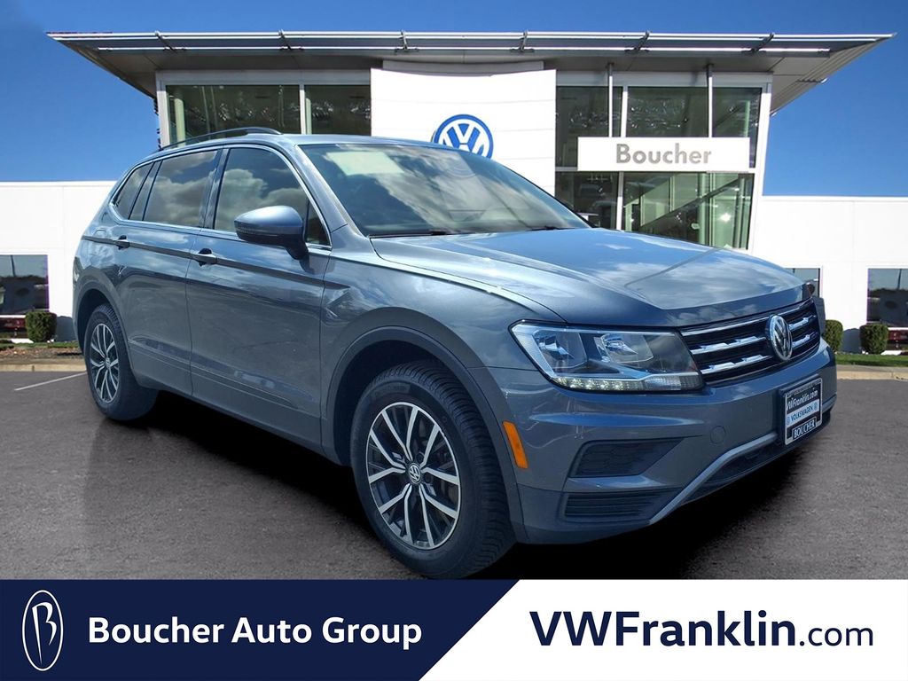 Platinum Gray Metallic 2019 Volkswagen Tiguan SUV / Crossover All-Wheel Drive 8-Speed Automatic