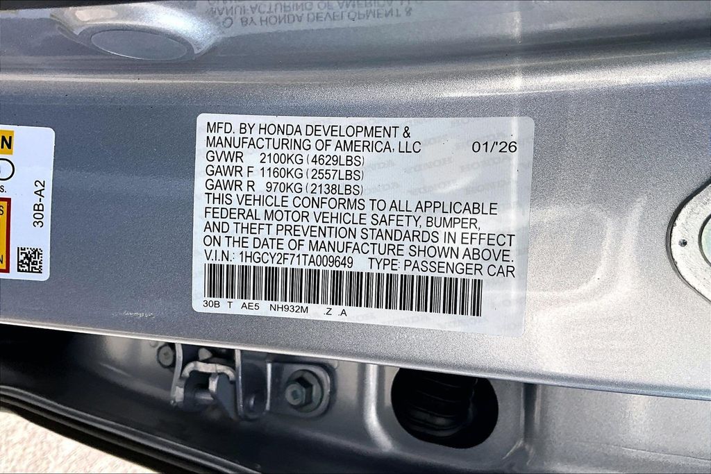New 2026 Honda Accord Hybrid Sedan