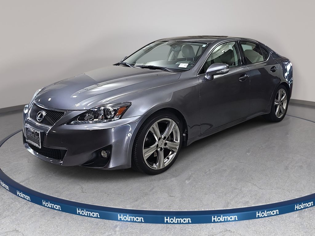 Nebula Gray Pearl 2012 Lexus IS Sedan Rear-Wheel Drive 6-Speed Automatic