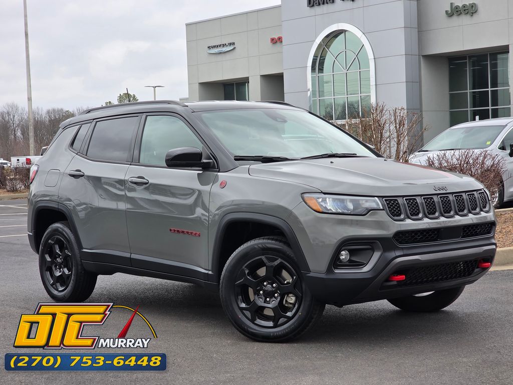 Sting-Gray Clearcoat 2023 Jeep Compass Trailhawk 4WD SUV / Crossover Four-Wheel Drive 8-Speed Automatic