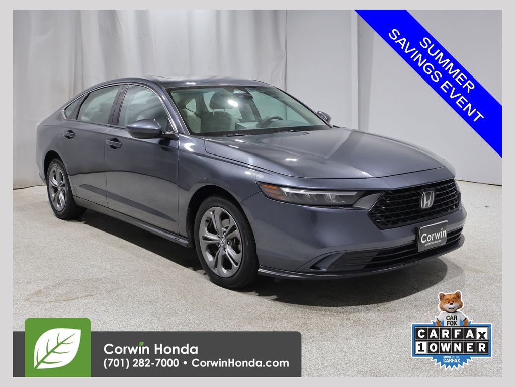 Meteorite Gray Metallic 2024 Honda Accord Sedan Front-Wheel Drive Continuously Variable Transmission
