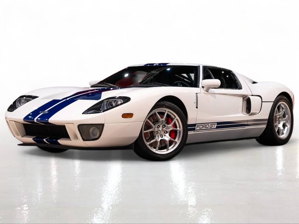 White 2005 Ford GT Coupe Rear-Wheel Drive 6-Speed Manual